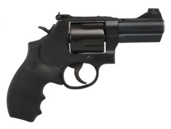 smith & wesson, model 396 nightguard, revolver, 44 special, 3" barrel, black finish, adjustable night sights, hogue rubber grips, 5 round capacity
