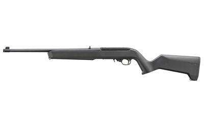 ruger, 10/22, semi-automatic, 22lr, 18.5" threaded cold hammer-forged barrel, 1/2x28 thread pitch, satin finish, black, magpul x-22 stock, adjustable...