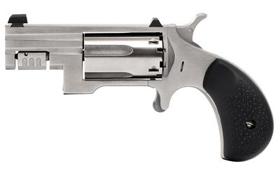 north american arms, sentinel, revolver, 22 wmr, 1.625" barrel, matte silver finish, rubber grips, xs white dot, 5 round capacity