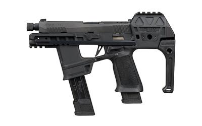 sig sauer, p320 flux tacops, semi automatic, 9mm, 5.5" threaded barrel, black nitron finish, night sights, stabilizing brace, 30 round and 21 round...