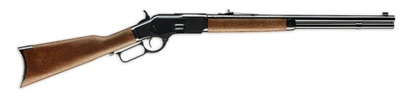 winchester model 1873 short lever action rifle .357 mag 20" barrel 10 rounds walnut stock blued