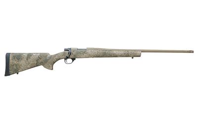 howa usa, 1500 fence line, bolt action rifle, 243 winchester, 22" threaded barrel, prairie reaper camo hogue stock, flat dark earth barrel and action...
