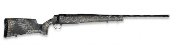 weatherby 307 alpine st full size 338 wby rpm 4+1 24" graphite black cerakote spiral fluted threaded barrel, steel drilled & tapped receiver, carbon...