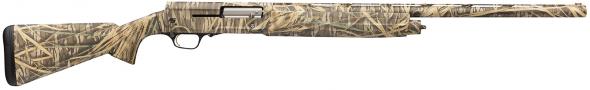 browning, a5 12 gauge semi-auto, 3.50" chamber, 28" mossy oak original shadow grass vent rib barrel, humpback aluminum receiver, adjustable composite...