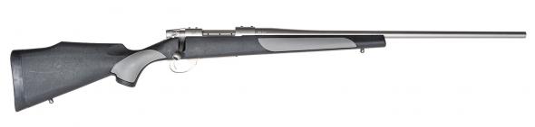 weatherby vanguard weatherguard full size 6.5 prc 3+1 24" satin threaded barrel, satin stainless steel drilled & tapped receiver, black/gray...