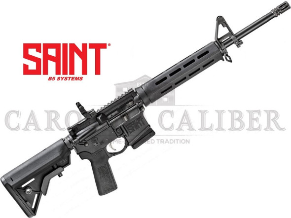 springfield, saint b5, 5.56nato, 16" barrel, 10+1 round, black b5 furniture, m-lok