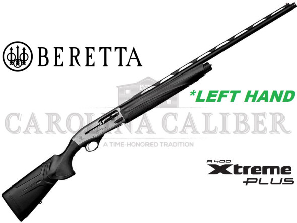beretta, beretta a400 xtreme plus ko, semi-automatic, 12 gauge, 3.5" chamber, 28" steelium plus barrel, black finish, overmolded polymer stock, left...