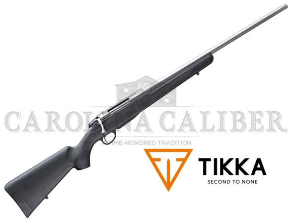 tikka, t3x lite, bolt action, 6.5 creedmoor, 24" cold hammer forged free float barrel, 1:8" twist, stainless finish, synthetic stock, enhanced recoil...