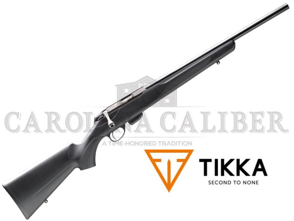 tikka t3 lite, bolt action, 7mm rem, 24.3 barrel, stainless finish, synthetic stock, right hand, 3 rounds