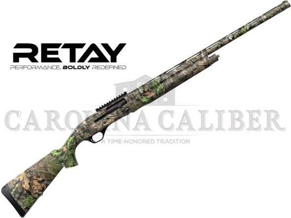 retay usa, gordion turkey nwtf, 12 gauge, 3" chamber, 24" barrel, 4 round capacity, mossy oak obsession finish, synthetic stock