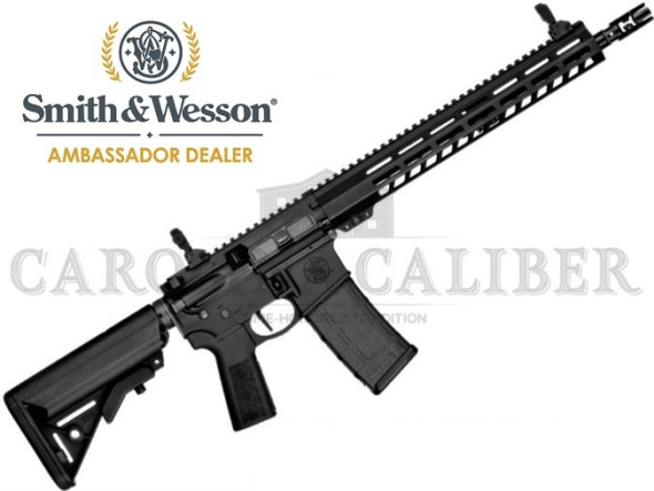 smith & wesson, volunteer xv, optics ready, semi-automatic rifle, ar-15, 223 remington/556nato, 14.5" barrel, pinned pws muzzle brake, 1:8 5r rifling...
