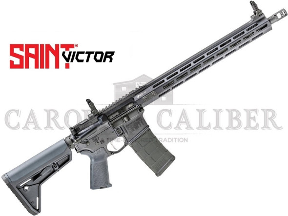 springfield, saint victor, semi-automatic, ar, 223 remington/556nato, 16" barrel, 1:8 twist, gray, bcm trigger guard & mod 0 stock, 15" m-lok free...