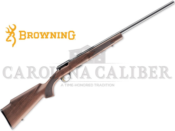 browning t-bolt target/varmint 22 mag 22" 10+1 satin walnut stock blue