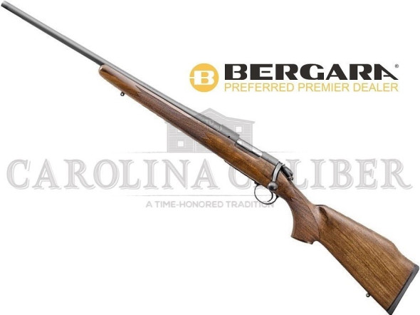 bergara, b-14 timber, bolt action, 300 win mag, 24" barrel, graphite black finish, walnut monte carlo stock, left hand, 4 round capacity