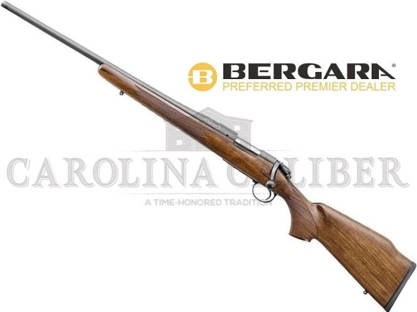 bergara, b-14 timber, bolt action, 6.5 creedmoor, 22" barrel, graphite black finish, walnut monte carlo stock, left hand, 4 round capacity