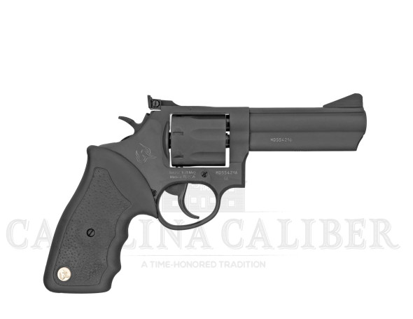taurus, model 66, 357 mag, 4" barrel, blued, adjustable sights, black rubber grips, 7 rounds