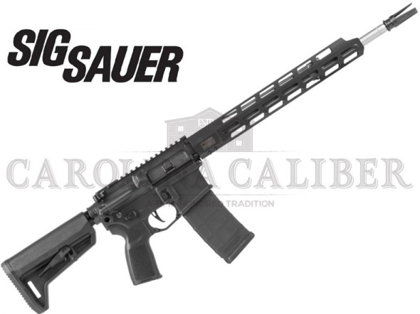 sig sauer, m400 tread, semi automatic, 5.56 nato, 16" stainless barrel, black finish, collapsible stock, m-lok handguard, right hand, 30 round...