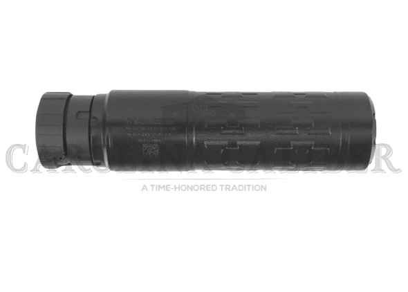 silencerco, velos lbp, suppressor, 7.62, 6.4" long, 16.5 oz, 17-4 stainless steel & inconel 625 construction, black finish