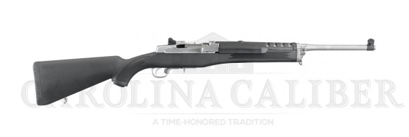 ruger, mini thirty, semi-automatic rifle, 7.62x39, 16.1" barrel, 1:10 right hand twist, matte stainless steel finish, black synthetic stock, 2...