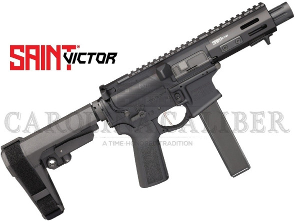 springfield armory victor pistol, 9mm, 5.5" barrel, 32 rounds, sba3 brace