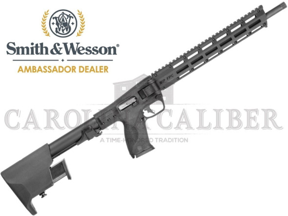 smith & wesson, m&p fpc, semi automatic, 10mm, 16.25" barrel, black finish, folding stock, right hand, 15 round capacity
