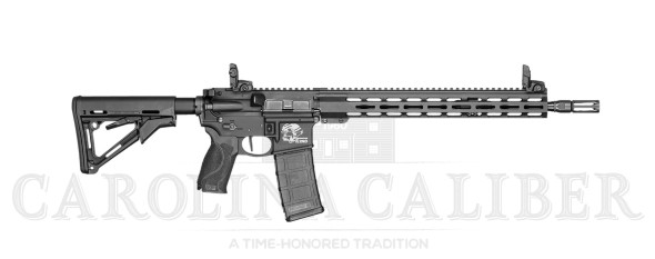 smith & wesson, m&p 15t ii, engraved, 2nd amendment limited edition, semi-automatic rifle, ar-15, 5.56 nato, 16" barrel, m4e flash suppressor, 15"...