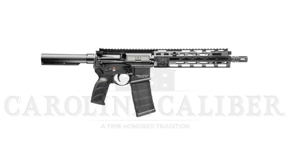heckler & koch, mr556 a4, semi-automatic, pistol, 223 remington/556nato, 11" barrel, anodized finish, black, m-lok free float handguard, adjustable...