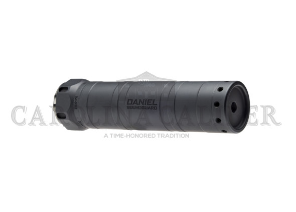 daniel defense, soundguard sg-6ti, suppressor, 6mm creedmoor, 5.9" length, 1.5" diameter, titanium construction, matte finish, black, hub compatible,...