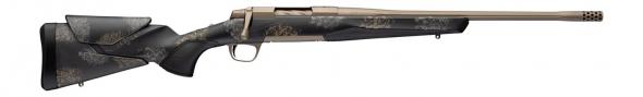 browning x-bolt 2 speed spr hd full size 300 win mag 3+1 22" burnt bronze cerakote fluted threaded barrel, burnt bronze cerakote steel drilled &...