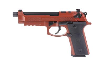 beretta usa, m9a4 overlanding, semi automatic, 9mm, 5.1" threaded barrel, clay cerakote finish, optic ready, night sights, right hand, 18 round...
