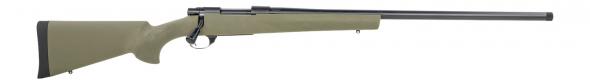 howa 1500 hogue 25 creedmoor 5+1 24" matte black threaded steel barrel, drilled & tapped receiver, green hogue overmolded synthetic stock, right hand