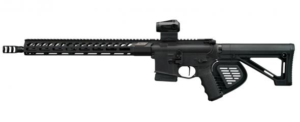 sig sauer m400 forge *ca compliant 5.56 nato 10+1 16" black anodized alloy receiver w/picatinny rail, m-lok handguard, magpul moe black polymer stock...