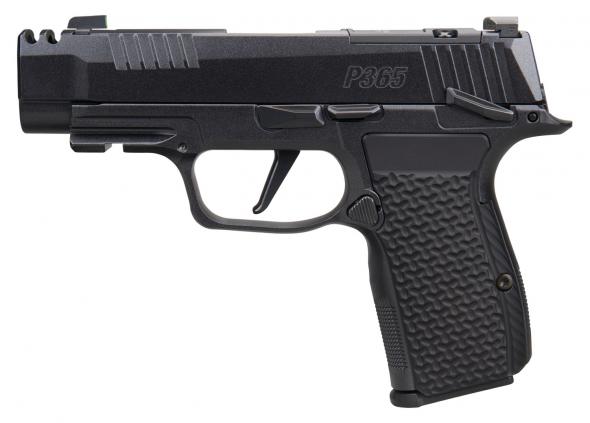 sig sauer, p365 axg luxe, 380 acp, 3.1" barrel, black finish, night sights, ca approved