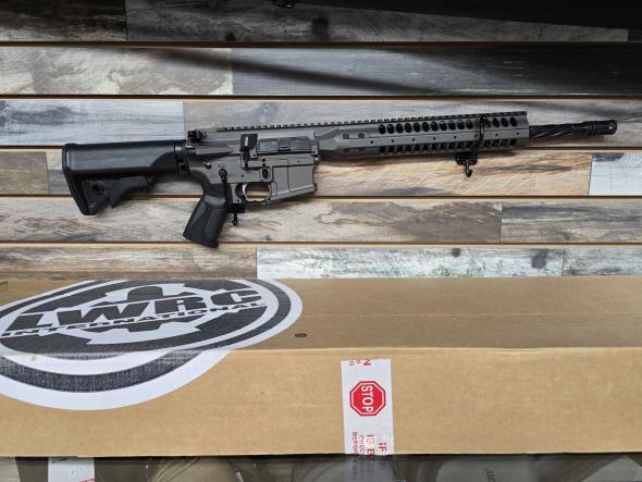 lwrc ic-spr 5.56 | piston-driven | fluted barrel | tungsten gray cerakote | premium ar