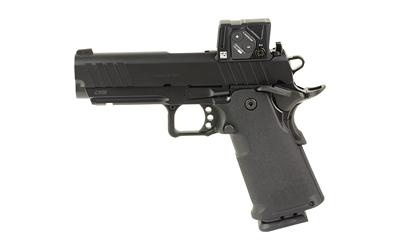 springfield, 1911 ds prodigy compact, semi automatic, 9mm, 4.25" barrel, black cerakote finish, fiber optic sights, includes aimpoint coa 3.25 moa...