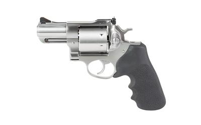 ruger, super redhawk, double/single action, revolver, .357 magnum, 2.5" barrel, stainless steel, satin finish, silver, hogue tamer monogrip grip,...