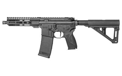 smith & wesson, m&p15 axe pistol, ar style pistol, semi-automatic, 300 blackout, 8" barrel, 5/8x24 thread pitch, anodized finish, black, m&p grips,...