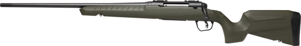 savage, axis ii compact, bolt action, 6.5 creedmoor, 20" barrel, black finish, green synthetic stock, left hand, 4 round capacity