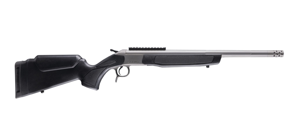 cva, scout takedown, 45-70 government, 22" threaded matte stainless barrel, black synthetic stock, right hand, 1 round