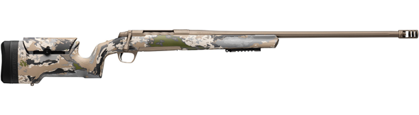 browning, x-bolt 2 hell''s canyon max lr, bolt action, 300 prc, 26" threaded barrel, muzzle brake, smoked bronze cerakote finish, ovix camo composite...
