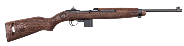 auto ordnance, m1 carbine, iwo jima edition, 30 carbine, 18" barrel, engraved wood stock, 10 rounds