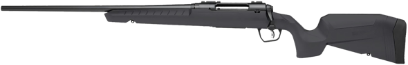 savage, axis ii, bolt action, 350 legend, 18" barrel, black finish, gray synthetic stock, left hand, 4 round capacity