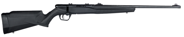 savage arms, b22 f, bolt action, 21 sharp, 21" barrel, matte black finish, polymer stock, right hand, 10 round capacity