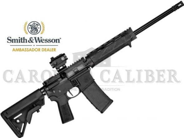 smith & wesson, volunteer xv, optics ready, semi-automatic rifle, ar-15, 223 remington/556nato, 16" barrel, a2 flash suppressor, 1:8 5r rifling,...