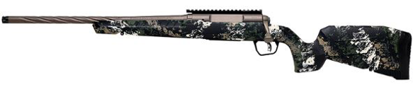 savage, axis ii pro, bolt action, 223 remington, 20" fluted threaded barrel, gun metal bronze cerakote finish, savage forest sp camo synthetic stock,...