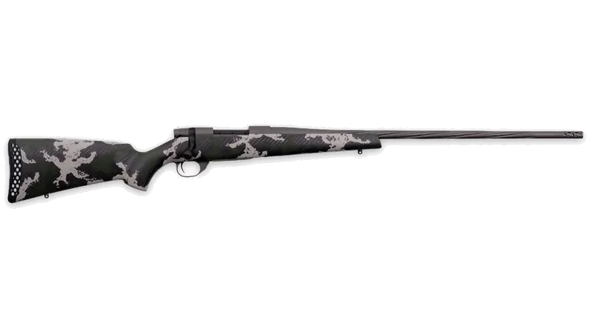 weatherby, vanguard talon, bolt action, 30-06 springfield, 24" barrel, tungsten cerakote finish, green/white sponge carbon fiber stock, right hand, 4...