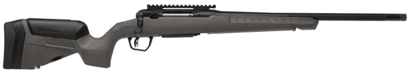 savage arms, 110 trail blazer, bolt action, 350 legend, 18" fluted threaded barrel, black cerakote finish, gray synthetic stock, right hand, 4 round...