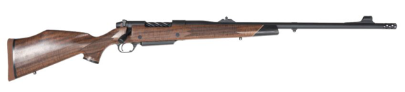 weatherby, mark v frontier, bolt action, 300 win mag, 24" threaded barrel, muzzle brake, black cerakoted finish, exhibition grade walnut stock, right...