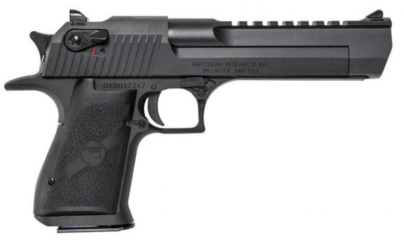 magnum research, mark xix desert eagle, semi automatic, 429 de, 6" barrel, black finish, fixed sights, right hand, 7 round capacity