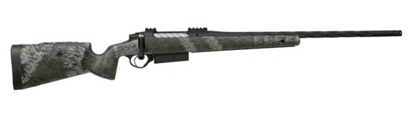seekins precision, havak ph3, bolt action, 22 creedmoor, 24" threaded fluted barrel, black finish, mountain shadow camo carbon fiber stock, right...